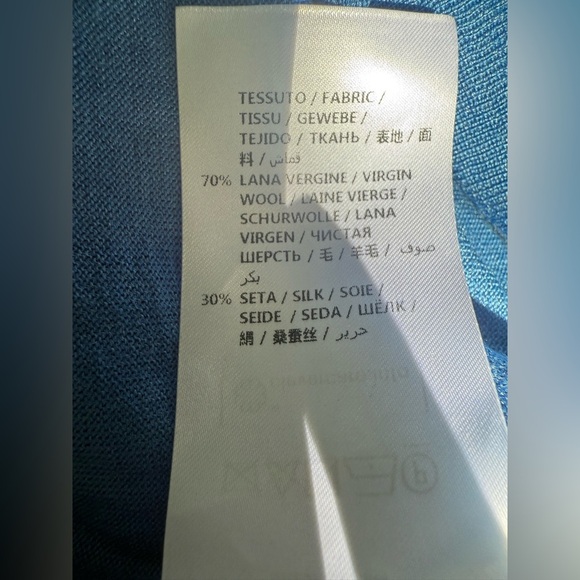 Stella McCartney Wool And silk Blend Ruched Sleeves Sweater Blouse Size 38 US8 - Picture 5 of 5